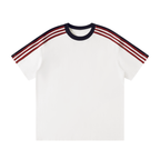 Unisex Colorblock Striped T-Shirt