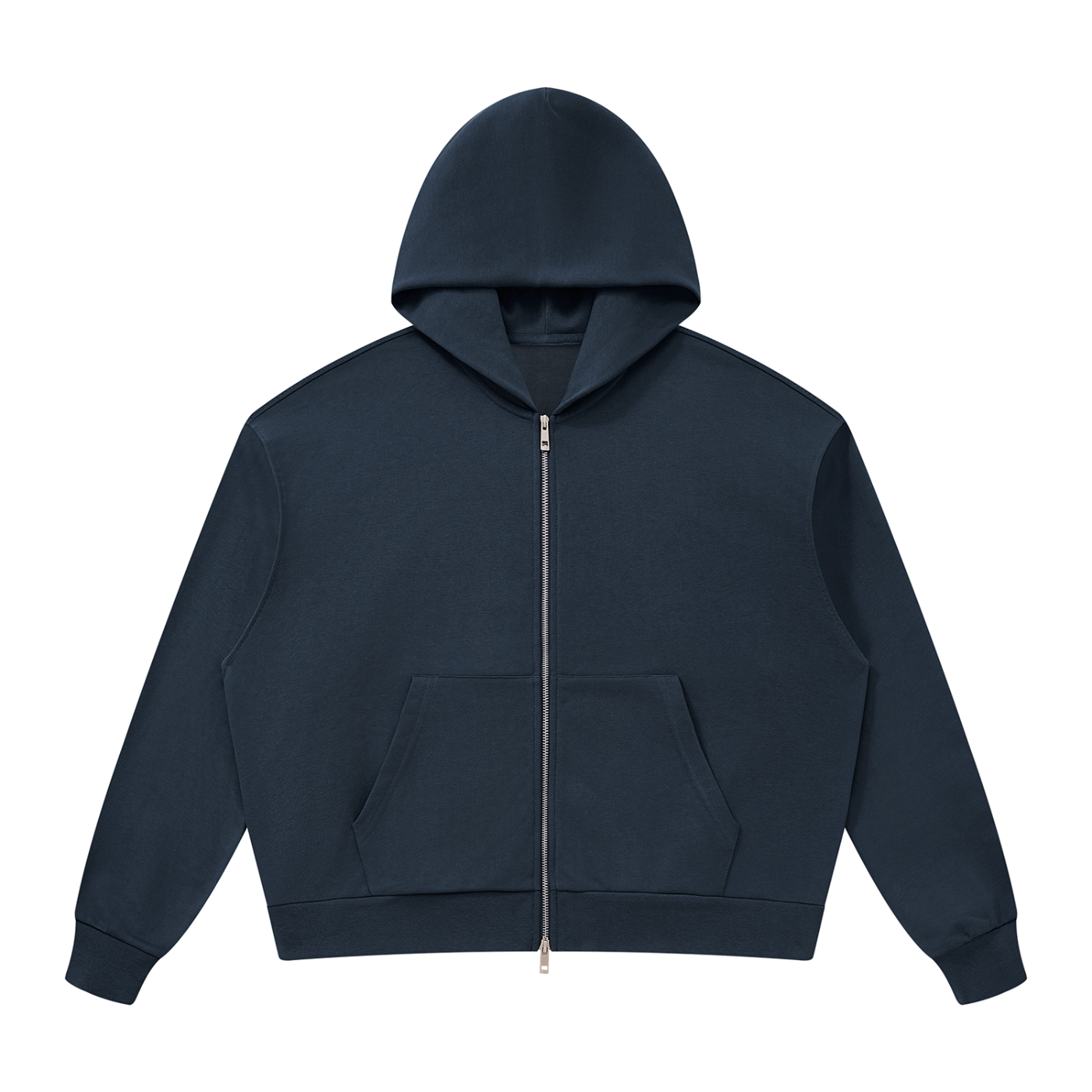 Unisex Drop Shoulder Full Zip Hoodie