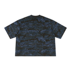 Unisex Boxy Camo Print T-Shirt