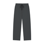 Solid Color Straight-Leg Sweatpants