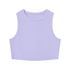 Women's Tight Crewneck Crop Tank Top