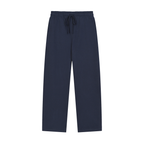 Solid Color Straight-Leg Sweatpants