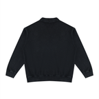 Unisex Vintage Wash Collared Sweatshirt