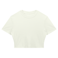 Women's Slim Ribbed Crop T-Shirt