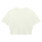 Women's Slim Ribbed Crop T-Shirt