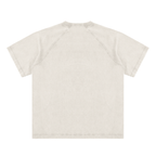 Vintage Washed Raglan Cotton T-Shirt
