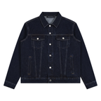 Unisex Vintage Wash Denim Jacket